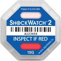 Изображение Новый индикатор удара Шоквотч Лэйбл 2.0 (ShockWatch® 2.0) США