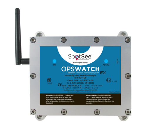 Изображение OpsWatch - система онлайн мониторинга ударов и вибрации с передачей данных по WiFi